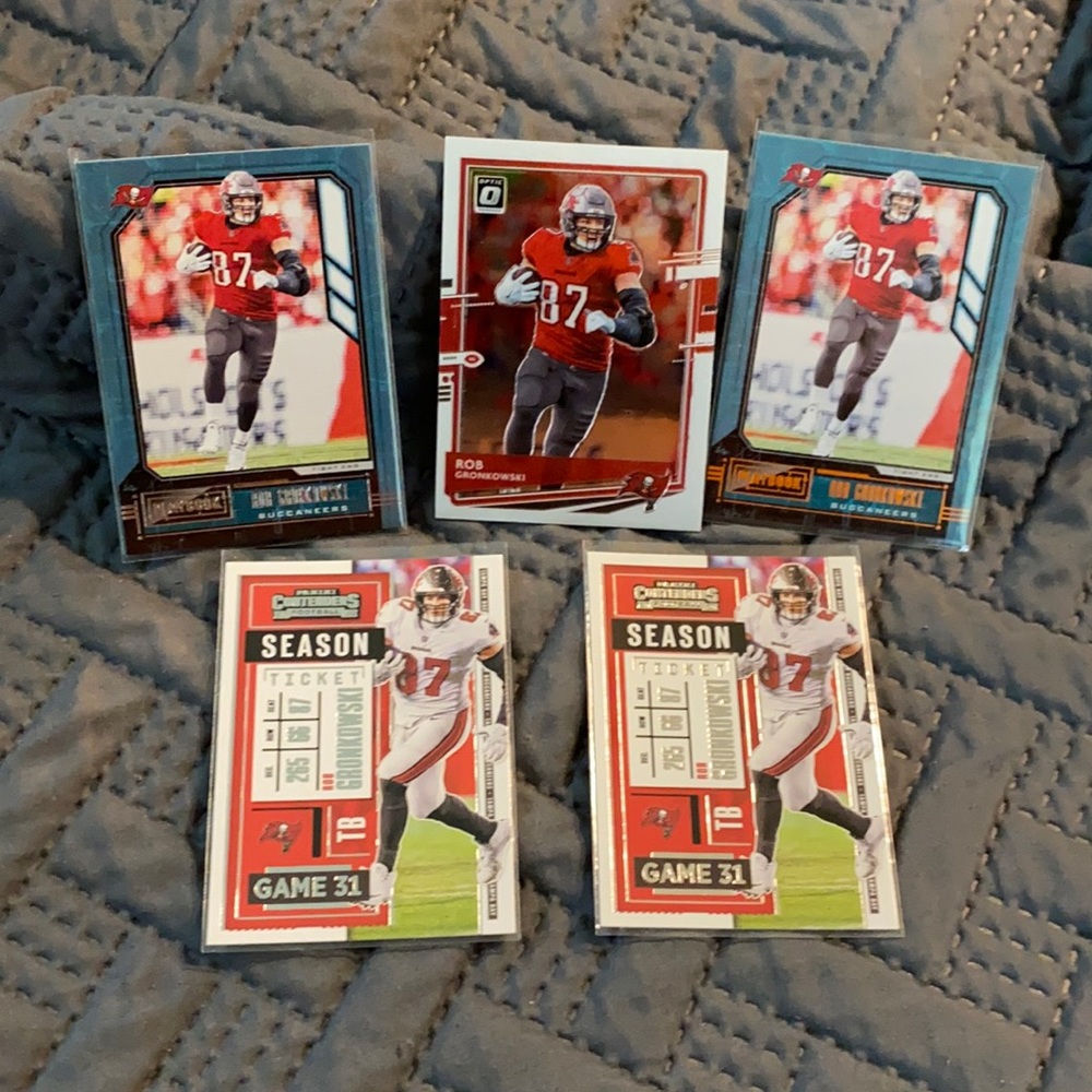 Gronk football card lot